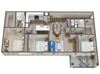 3 Bed 2 Bath Floor Plan 3 Bed 2 Bath Floor Plan at Mosaic at Oak Creek, Bonita Springs